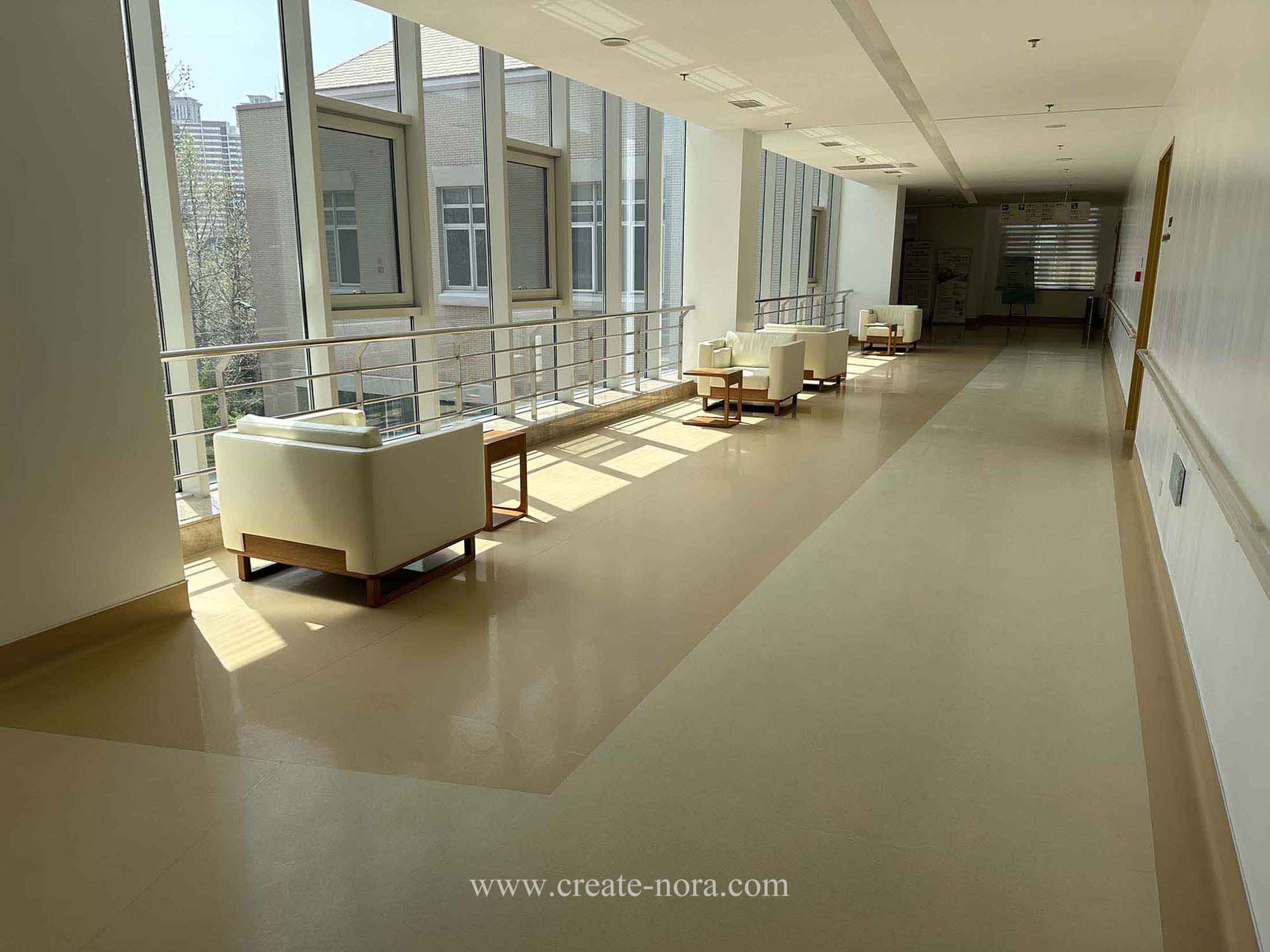 the photo of nora rubber flooring in VITUP International Hospital 3